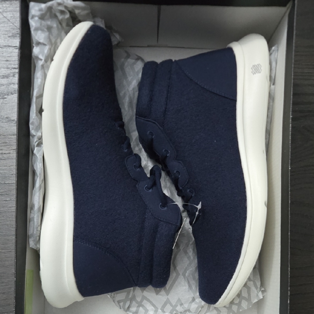 FLX Men's Size 11 Navy Casual High-Top Sneakers